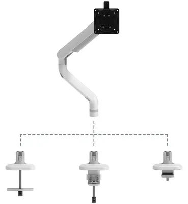 Image de Bras pour écran Viewprime plus 110 blanc