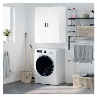 Produktbild von Hängeschrank für Badezimmer, Hängeschrank, Weiß, 69,5 x 34 x 90 cm