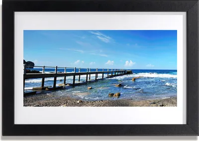 Produktbild von Bild 30x20 MDF-Rahmen Wandkunst Ocean Beach Landschaft