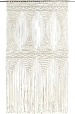 Produktbild von vidaXL Makramee Vorhang 140x240 cm Baumwolle