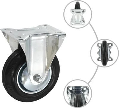 Produktbild von vidaXL 8 Stk. Bockrollen 160 mm