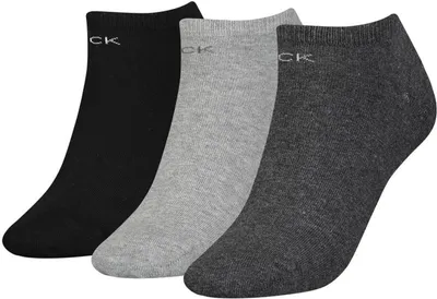 Produktbild von Calvin Klein damessokken Chloe (3-pack), enkelsokken, grijs, antraciet en zwart