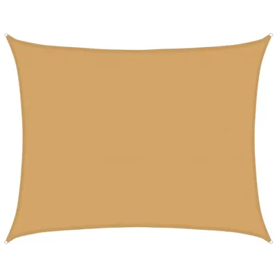 Obrázek produktu pro Plachta proti slunci 160 g/m² obdélník písková 6 x 7 m HDPE