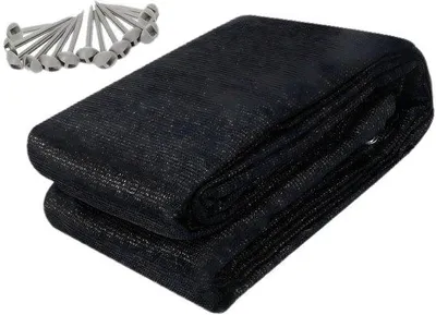 Produktbild von Zeltunterlage 300x500cm Schwarz 13 Grasstifte