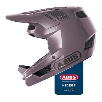 Produktbild von ABUS Downhill Helm HiDrop – ASTM-er Fullface Helm mit ABS-Außenschale für MTB: Downhill, Enduro und Bikepark – für Erwachsene und Jugendliche – Lila, Größe S