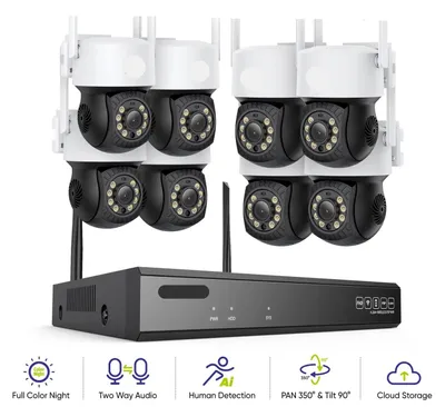 Produktbild von Drahtloses Überwachungssystem – Überwachungskamera – IP-Kamera – WLAN-Kamera – Überwachungspaket