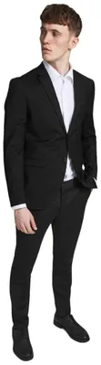 Zdjęcie produktu dla Jack & Jones 12181339_2161_810368.12, Czarny, Długi rękaw, Ścisłe dopasowanie, 1 szt.