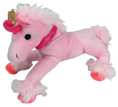 Produktbild von Einhorn Plüschfigur in Rosa ca. 35 cm extra weiches Plüschmaterial