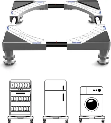 Verstellbarer Waschmaschinen-Sockel, 44-69 cm, 8-11 cm, 150-300 kg