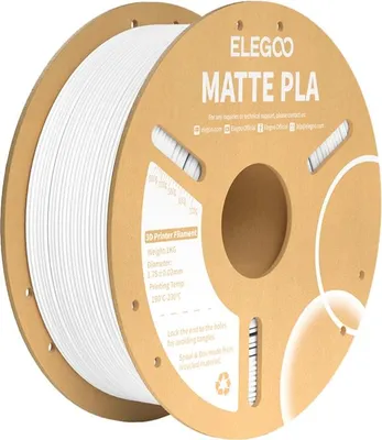 Image de Elegoo PLA Matte ELEGOO Filament (White)