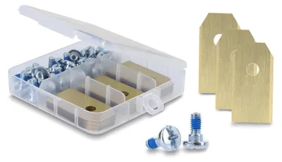 Obrázek produktu pro Náhradní titanové nože pro robotické sekačky, kompatibilní s Husqvarna, Gardena, 30 kusů