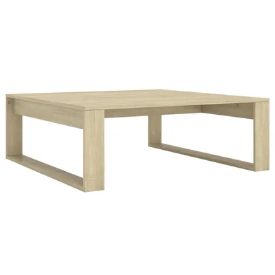 Produktbild von vidaXL Couchtisch Sonoma-Eiche 100x100x35 cm Holzwerkstoff