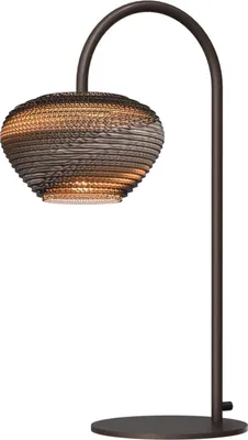 Produktbild von Schreibtischlampe Metall 61 cm Kakao Natur E27 Modern Tischleuchte