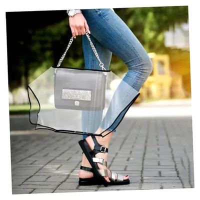 Produktbild von Transparente Regenhülle für Handtaschen 70x70cm Faltbar für Outdoor-Aktivitäten