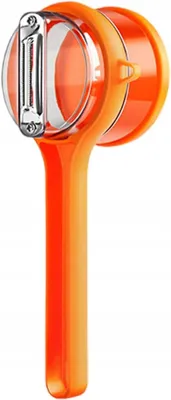 Produktbild von Ergonomischer Sparschäler Gemüse mit Auffangbehälter Edelstahl