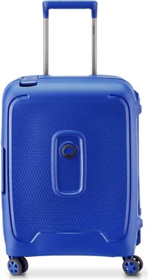 Image de DELSEY PARIS trolley Moncey 4 Double Rolls Cabin Trolley Slim 55 Navy Blue bleu