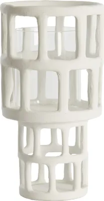Produktbild von Light & Living - ALIMOS Laterne - Ø18,5x34,5cm - Weiß