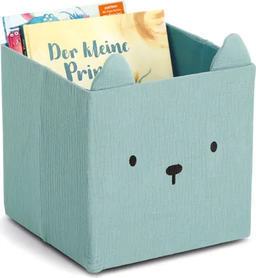 Produktbild von ZELLER PRESENT Aufbewahrungsbox Bär 28x28mint 617375 4003368144900