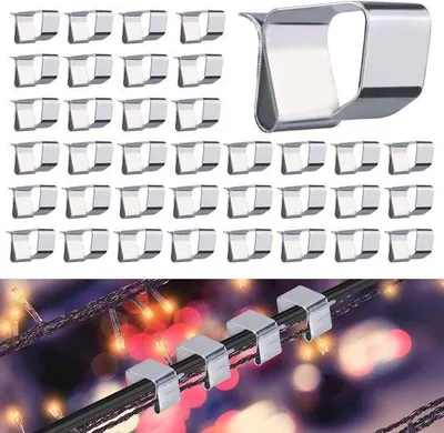 Produktbild von Gegalvanisierte Kerstlichter mit Goothaken (Medium)