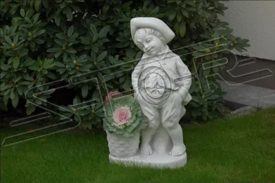 Produktbild von Blumenkübel Pflanz Kübel Dekoration Figur Blumentöpfe Garten Vasen Gefäss 101211