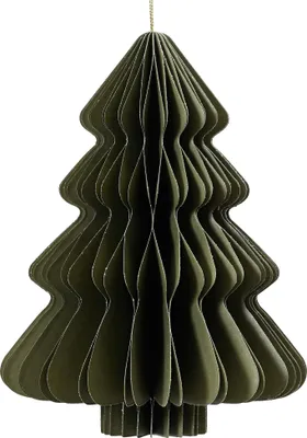 Immagine prodotto di Albero di Natale a nido d'ape 11x15cm con chiusura magnetica 1 pezzo Verde