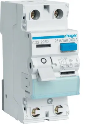 Immagine prodotto di Hager Rcd A 2P 230V 25A 0,03A 2Te Reg