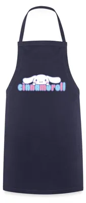 Produktbild von Spreadshirt Cinnamoroll Guckt Über Schriftzug Kochschürze, One size, Navy