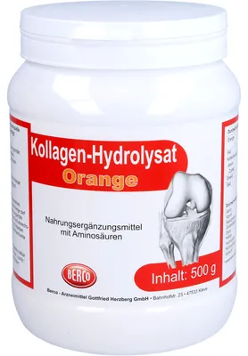 Produktbild von BERCO Kollagen-Hydrolysat Orange Pulver, 500 g Pulver