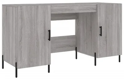 Obrázek produktu pro vidaXL Psací stůl Grey Sonoma 140x50x75 cm výrobek z odvozeného dřeva