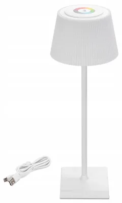 Imagen del producto de Lámpara de mesa recargable Aigostar, con luz RGB y control de temperatura de color, con atenuación táctil
