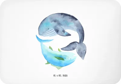 Produktbild von Mr. & Mrs. Panda magnet Walfisch Thunfisch - Weiß - Geschenk, Wal, Notizhalter, Spruch Des Tages, Kühlschrankmagnet, Tunfisch, whiteboardmagnet, Lustige Sprüche, Lustig