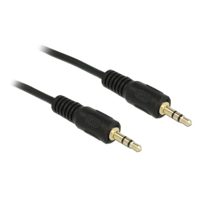 Produktbild von DeLOCK 84438, 3.5mm, Männlich, 3.5mm, Männlich, 5 m, Schwarz