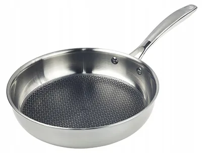 Produktbild von Feel Maestro MR-1224-24, Rund, Gourmet-Pfanne, Schwarz, Edelstahl, Edelstahl, 260 °C, 24 cm