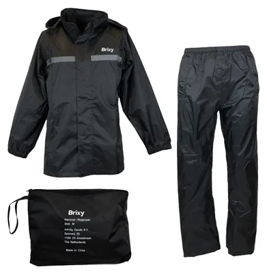 Produktbild von Infinity Goods Regenpak - Uni - Maat XXL - Waterdicht & Ademend - Reflecterend - Zwart