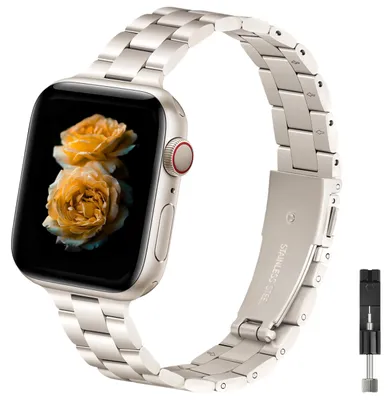 Obrázek produktu pro Solidchoice – Elegantní nerezové náramky pro Apple Watch 38-49 mm