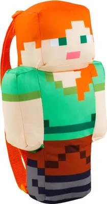 Produktbild von Minecraft Plüsch-Rucksack Alex 30 cm