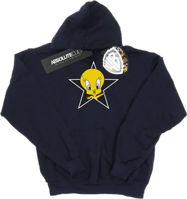 Produktbild von Looney Tunes - "Tweety Pie Star" Kapuzenpullover für Damen BI3952 (S) (Marineblau)