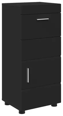 Obrázek produktu pro vidaXL Koupelnová skříňka TULUM černá 37 x 31,5 x 82 cm