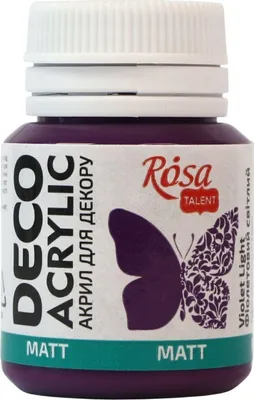 Zdjęcie produktu dla Rosa Talent Farba akrylowa Violet Light (23) Mat 20 ml 1 szt.