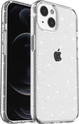 Produktbild von iPhone 15 Hülle - Coverup Glitzer TPU Back Cover - Transparent