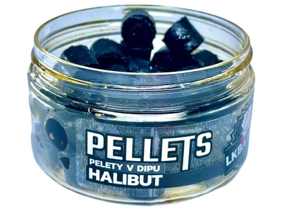Obrázek produktu pro LK Baits pelety v dipu 12mm 60g Příchuť: Halibut