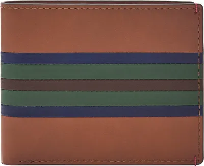Produktbild von FOSSIL Geldbörse Bronson FPW Bifold Wallet Colorful Stripes braun