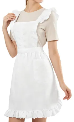 Immagine prodotto di Grembiule da cucina vintage con tasche, ideale per le donne