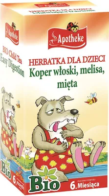 Produktbild von KINDERTEE – FENCHEL, ZITRONENMELISSE UND MINZE  (20 x 1,5 g) 30 g – APOTHEKE