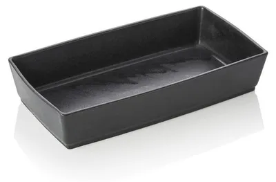 Produktbild von 3x Buffetschale, 35 x 18,5 x 7 cm, schwarz, Porzellan
