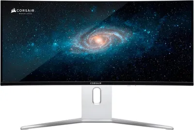 Produktbild von Corsair XENEON 34WQHD240-C, 86,4 cm (34"), 3440 x 1440 Pixel, WQXGA, QD-OLED, 0,03 ms, Weiß