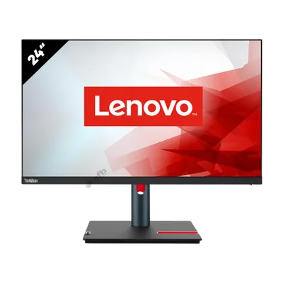 Obrázok produktu pre Lenovo ThinkVision P24h-30, 60,5 cm (23.8"), 2560 x 1440 px, Quad HD, LED, 6 ms, Čierna