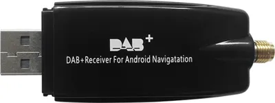 Produktbild von DAB+009 Auto-Plug-in-Digitalradio, europäische DAB-Box, Android 5.1 und höher, spezielle USB-Schnittstelle mit Betriebsanzeige, Schwarz