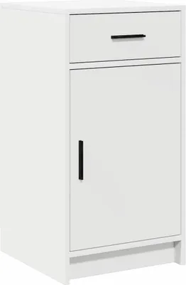 Immagine prodotto di vidaXL Credenza con cassetti bianca 40 x 40,5 x 75 cm Materiale a base di legno