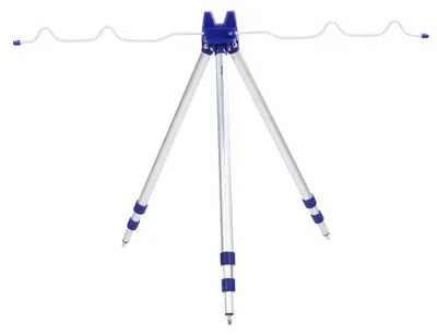 Produktbild von Elzusha – Verstellbarer Rutenhalter – Rutenhalter für Boote – Rutenhalter für Feeder-Ruten – Tragbares Stativ – Aluminium – Geeignet für 5 Ruten